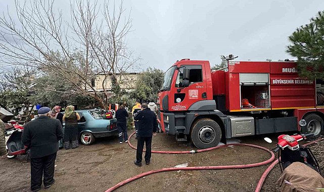 Fethiye'de ev yangını: 1 kişi hayatını kaybetti