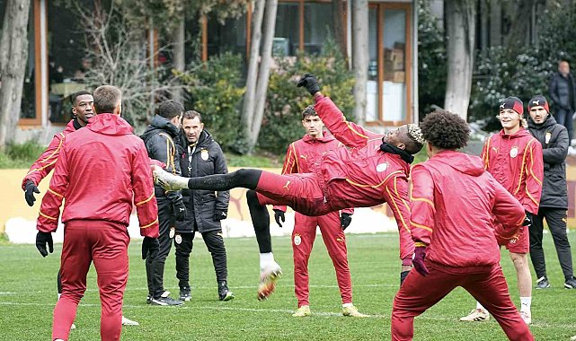 Galatasaray, Fenerbahçe derbisi hazırlıklarını sürdürdü