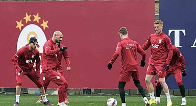 Galatasaray, Rizespor maçı hazırlıklarını Kemerburgaz'da tamamladı