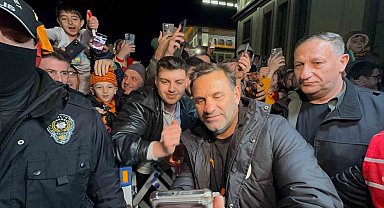 Galatasaray'a, Rize'de coşkulu karşılama