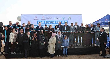 Gaziantep Cansuyum Projesi ile tarımsal araziler su ile buluşuyor