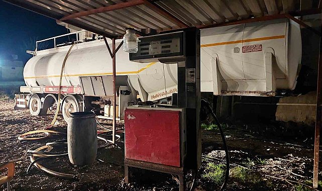 Gaziantep'te 1,6 milyon TL değerinde kaçak akaryakıt ele geçirildi: 2 gözaltı