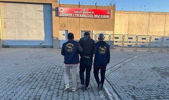 Gaziantep'te 16 suç kaydı ve kesinleşmiş cezası bulunan firari yakalandı