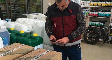 Gazipaşa'da gübre bayileri eş zamanlı olarak denetlendi