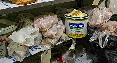 Gece denetimlerinde 160 kilogram bozuk gıda ele geçirildi