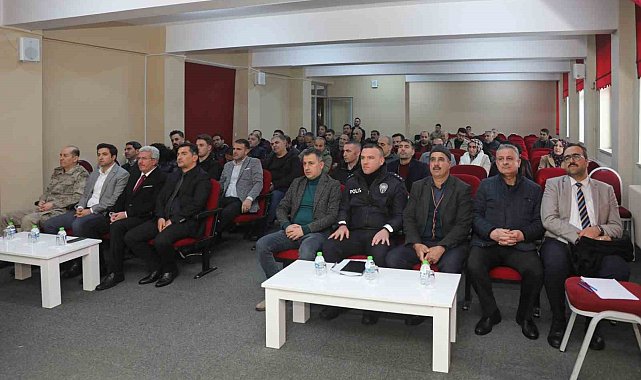 Genç'te öğrencilerin güvenliği için işbirliği toplantısı gerçekleştirildi