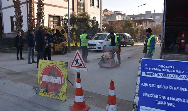 Germencik Yedieylül Mahallesi'nde asfaltlama çalışmaları başladı