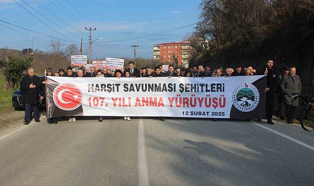 Giresun'da Harşit Zaferi'nin 107. yıldönümü kutlamaları