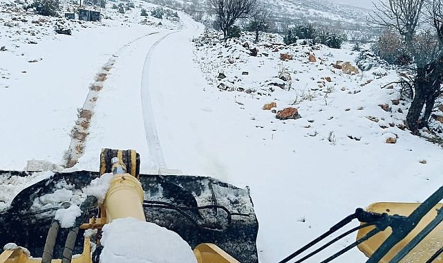 Gölbaşı ilçesinde kapanan köy yolları açılıyor