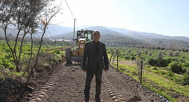 Gölhisar'da bahçe yolları asfaltlanıyor