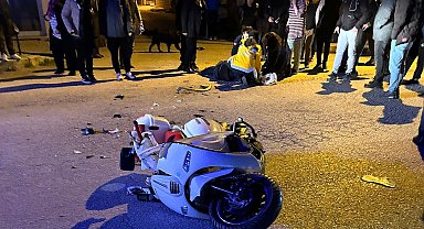 Gönen'de kaza: Motosiklet sürücüsü yaralandı, otomobil sürücüsü kaçtı