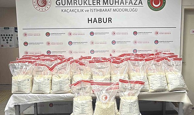 Habur Gümrük Kapısı'nda 370 kilo uyuşturucu madde ele geçirildi