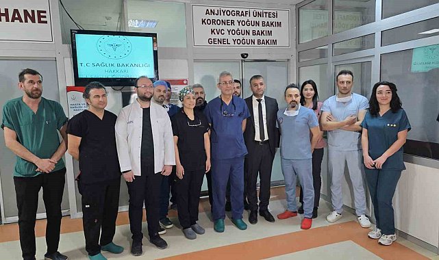 Hakkari'de ikinci kez bypass ameliyatı yapıldı