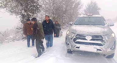 Hasta kadını hastaneye ormancılar yetiştirdi