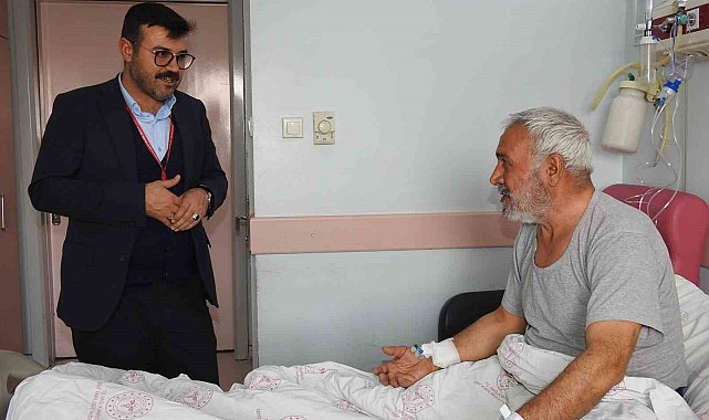 Hasta ve yakınlarının morali manevi destek ile yükseliyor