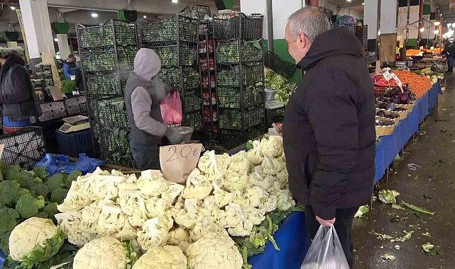 Havalar soğudu, brokoli ve karnabahar zirveye oturdu