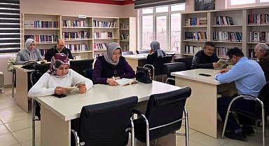 Hisarcık'ta kütüphane buluşmaları
