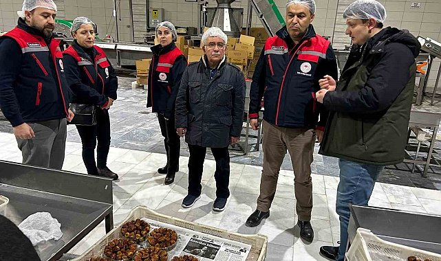 Hurma üretim tesislerine yönelik denetim