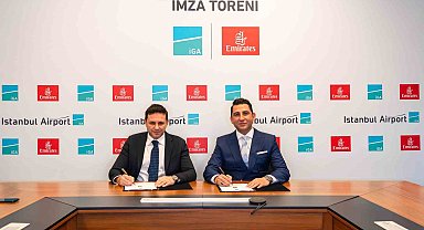 İGA İstanbul Havalimanı ve Emirates'ten iş birliği anlaşması