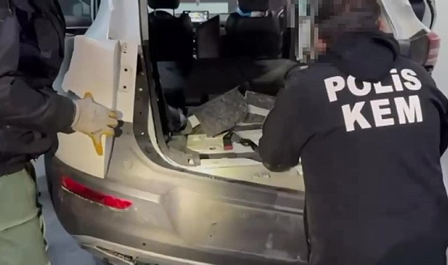 İran plakalı araçtan 34 kilo eroin çıktı