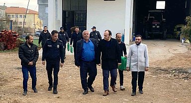 İşçimen'den depremde hayatını kaybeden polis memurunun ailesine ziyaret