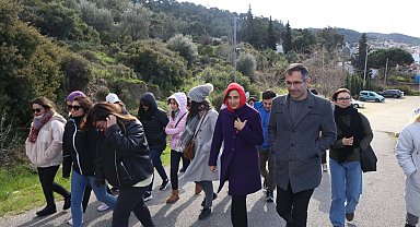 İzmir Güzelbahçe'de ders sonrası doğa keyfi
