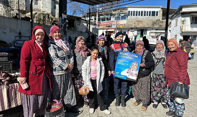 Jandarma ekiplerinden vatandaşlara çevre bilinci eğitimi