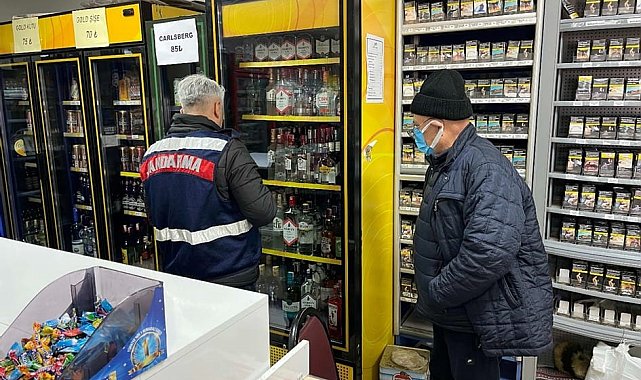 Jandarmadan kaçak ve sahte alkol operasyonları