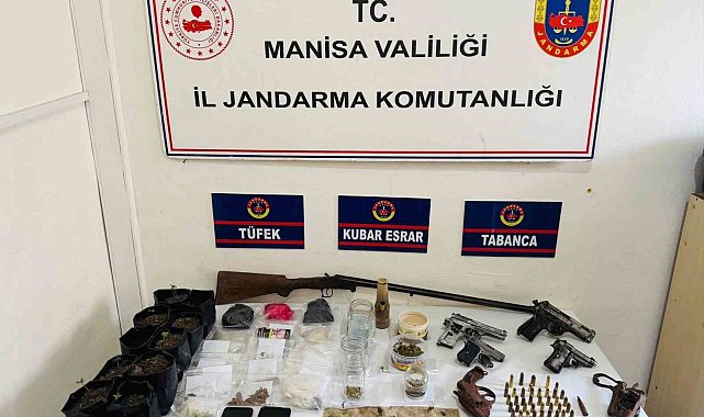 Jandarmadan silah ve uyuşturucu operasyonu