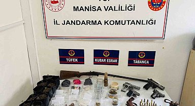 Jandarmadan silah ve uyuşturucu operasyonu
