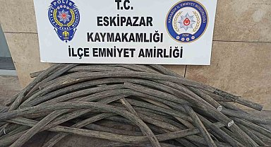 Kablo hırsızları tutuklandı
