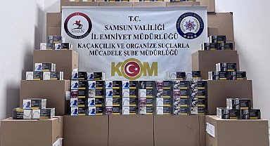 Kaçakçılara gece baskını: 500 bin TL'lik yasa dışı ürün ele geçirildi