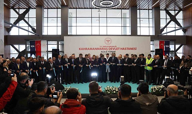 Kahramanmaraş'ta 400 yataklı Acil Durum Hastanesi açıldı