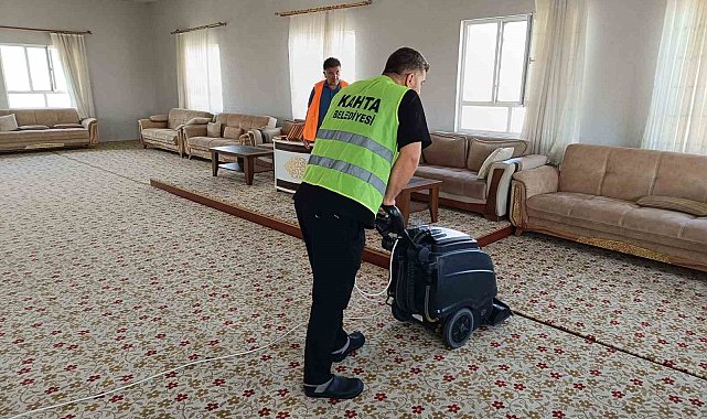 Kahta Belediyesi'nden camilerde kapsamlı temizlik