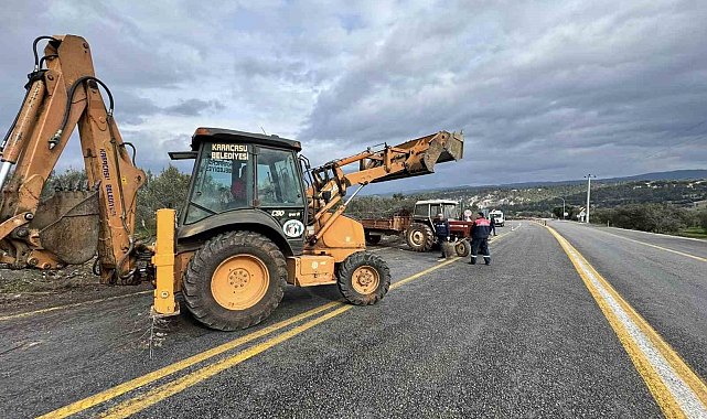 Karacasu'da temizlik çalışmaları sürüyor