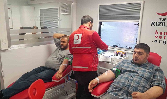 Karapınar'da Kızılay tarafından kan bağışı kampanyası düzenlendi