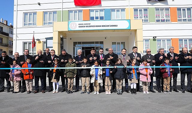 Karatay'a 59 milyonluk yeni okul kazandırıldı