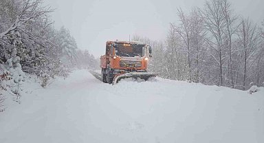 Kastamonu'da 195 köyün yolu ulaşıma kapandı