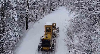 Kastamonu'da yolu kapalı köy sayısı 66'ya düştü