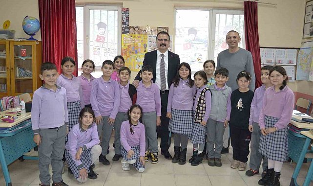Kaymakam Ateş, sağlık evi ve okulda incelemelerde bulundu