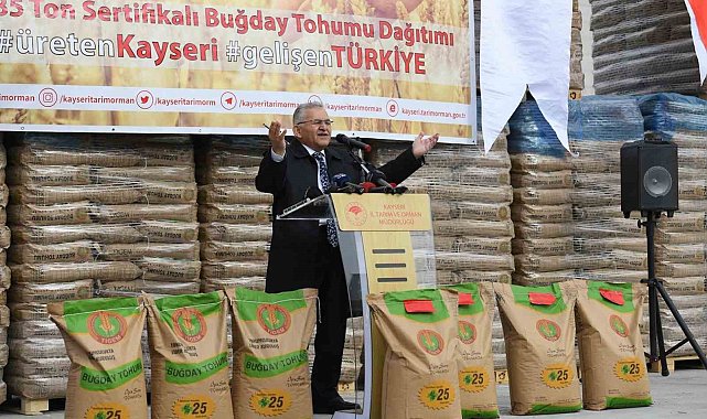 Kayseri Büyükşehir Belediyesi'nden tarımsal üreticiye 783 milyon TL'lik dev destek