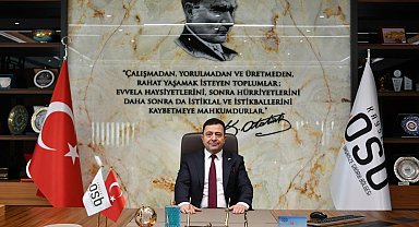 Kayseri OSB Başkanı Yalçın Kayserililerin ve Sanayicilerin Berat Kandilini kutladı
