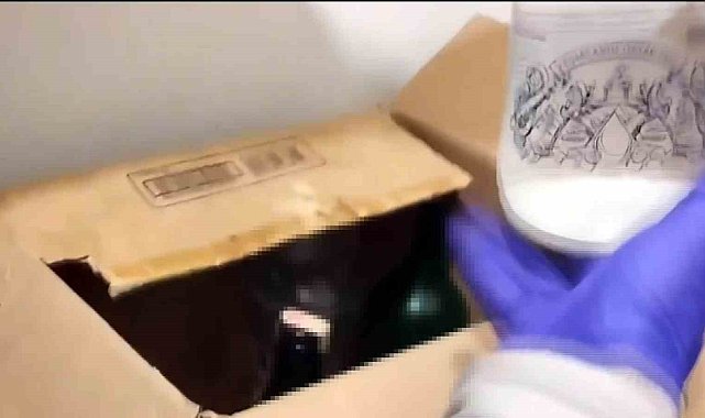 Kayseri'de sahte alkol operasyonu: 1 gözaltı