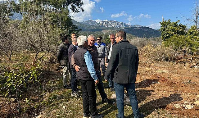 Kemer'de imar yolları açılmaya devam ediyor
