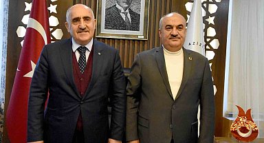 Kent Konseyi'nden Aziziye Belediye Başkanı Akpunar'a nezaket ziyareti