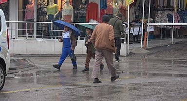Kilis'te sağanak yağış