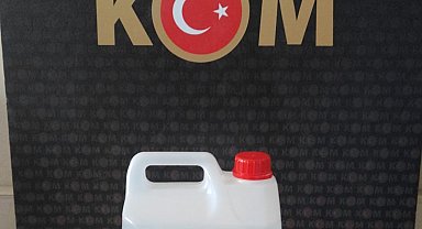 Kırıkkale'de kaçak alkol operasyonu: 1 gözaltı