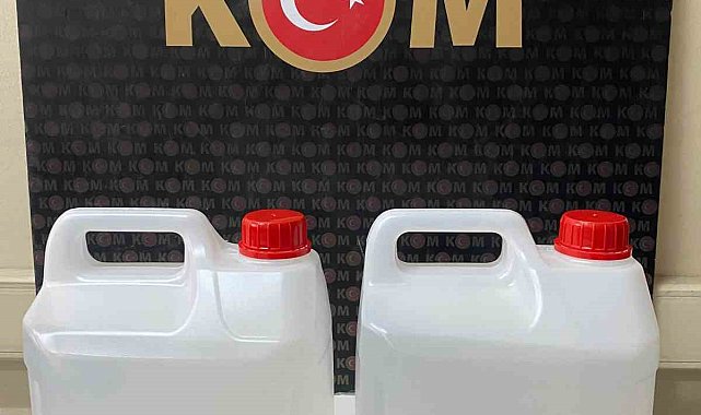 Kırıkkale'de kaçak alkol operasyonu: 1 gözaltı