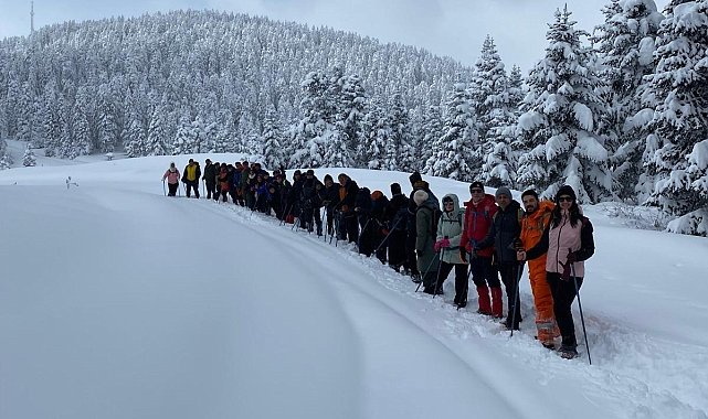 Kırıkkaleli dağcılar Ilgaz Dağı'na tırmandı