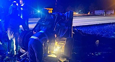 Kırklareli'nde trafik kazası: 2 yaralı